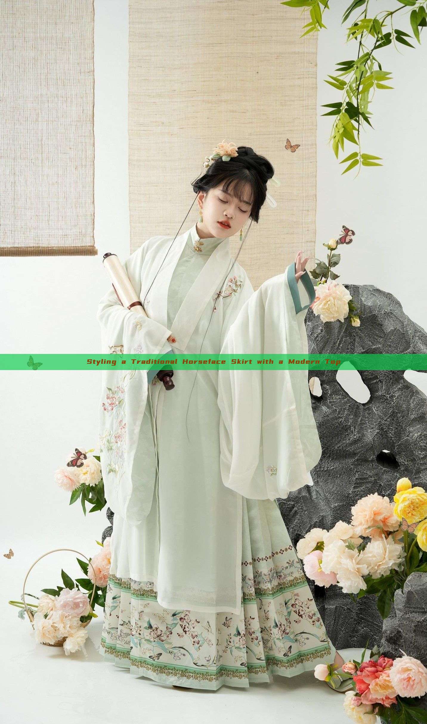 Styling a Traditional Horseface Skirt with a Modern Top Styling a Traditional Horseface Skirt with a Modern Top