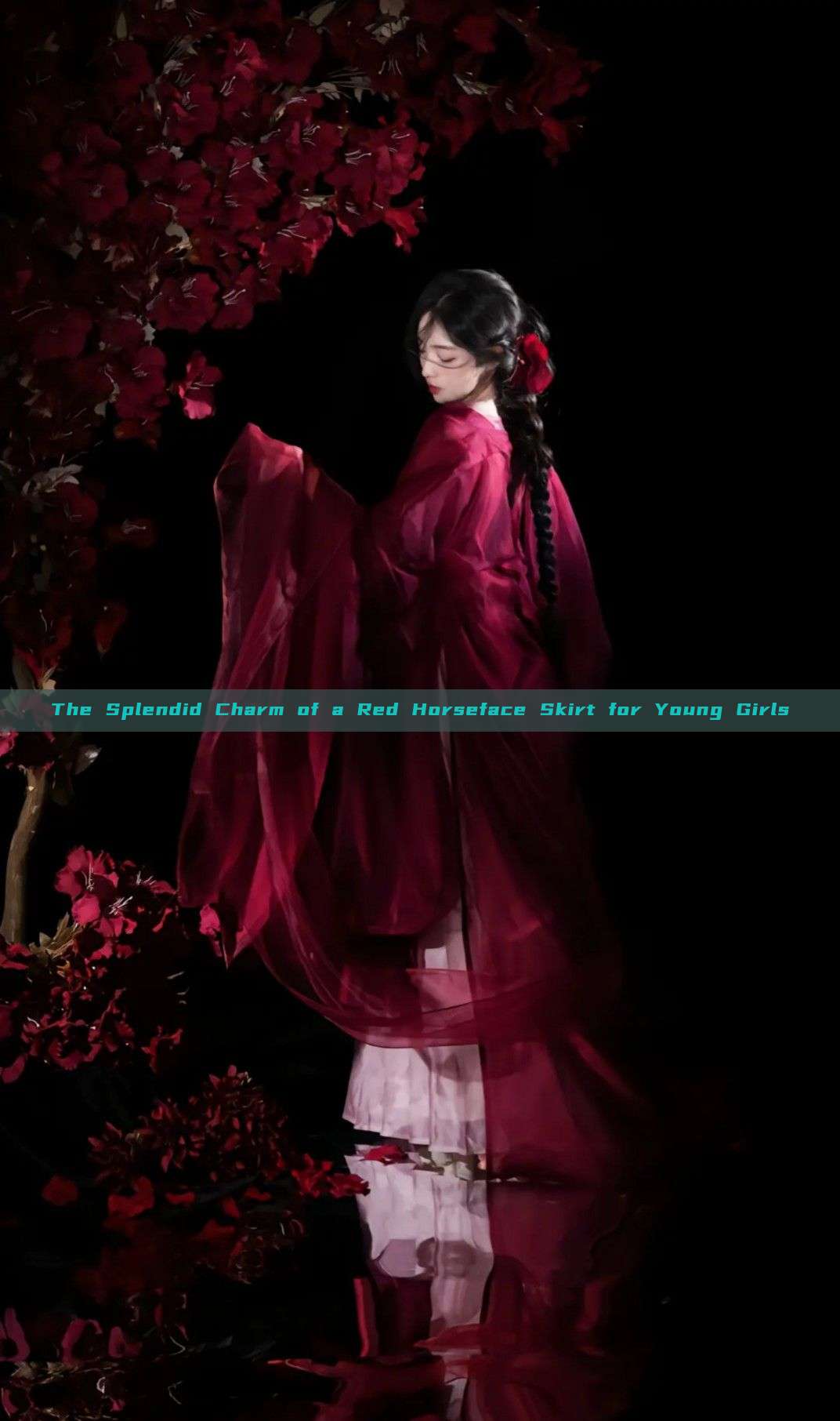 The Splendid Charm of a Red Horseface Skirt for Young Girls The Splendid Charm of a Red Horseface Skirt for Young Girls