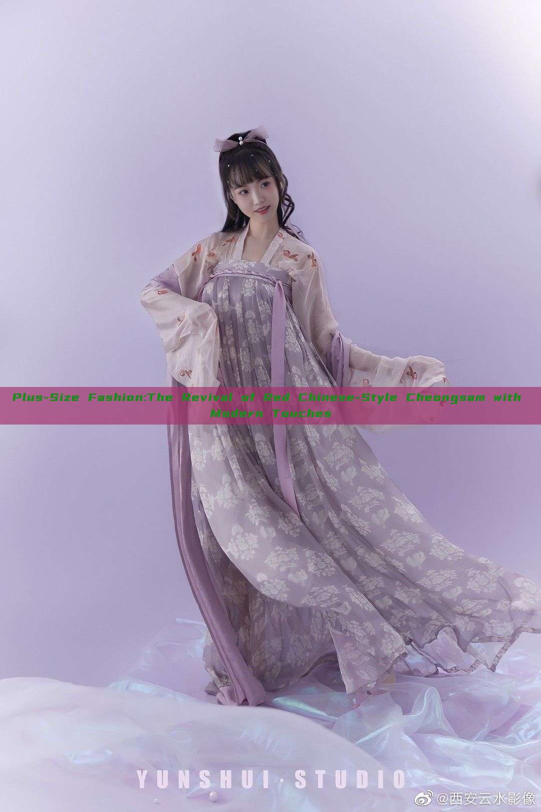 Plus-Size Fashion:The Revival of Red Chinese-Style Cheongsam with Modern Touches