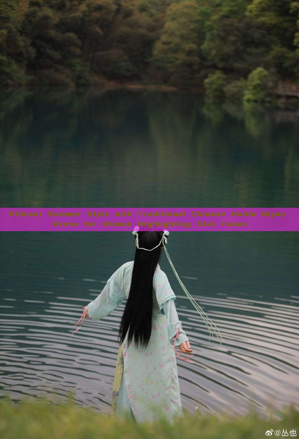 Vibrant Summer Style with Traditional Chinese Hanfu Qiyao Dress for Women Highlighting Skin Tones Vibrant Summer Style with Traditional Chinese Hanfu Qiyao Dress for Women Highlighting Skin Tones