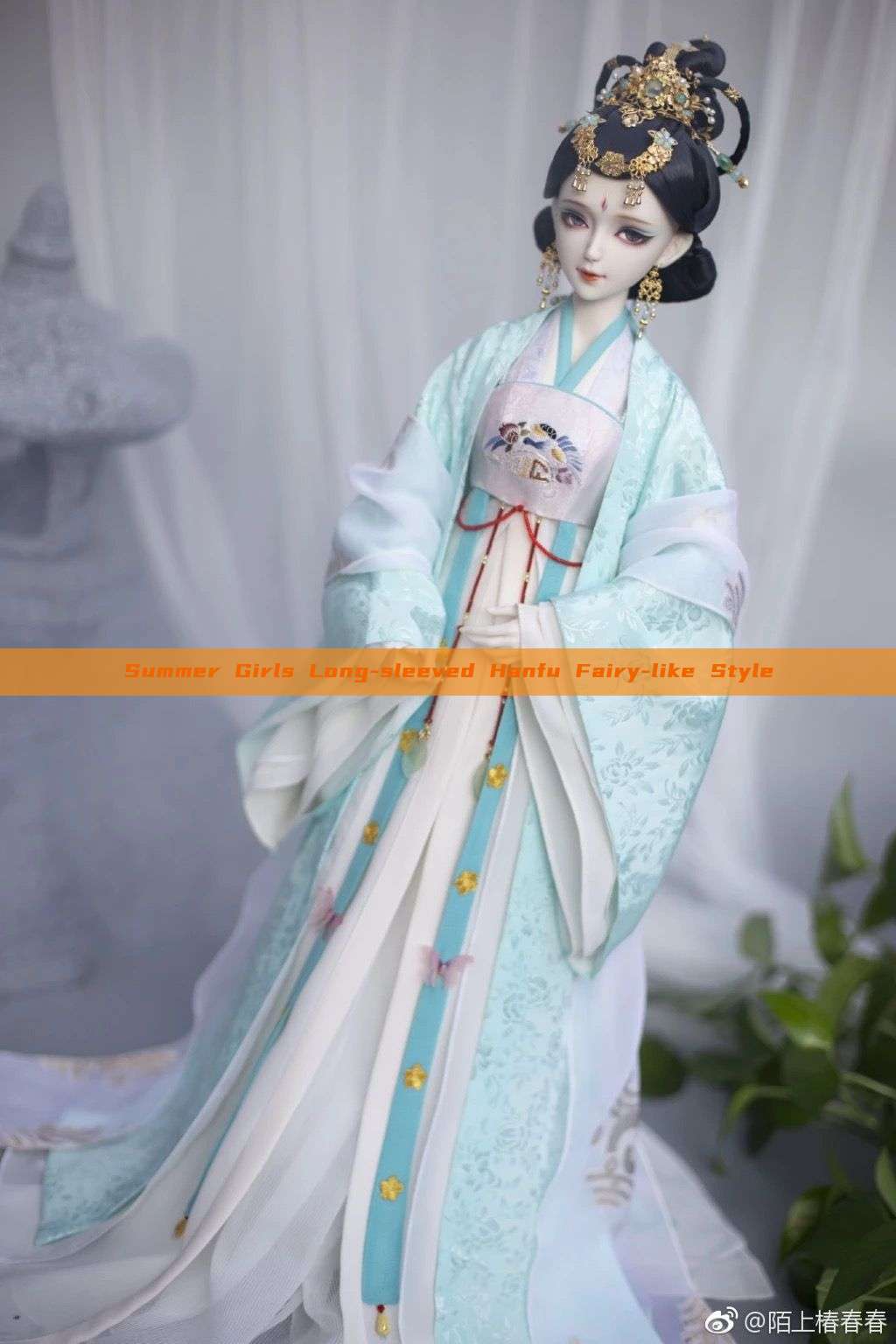 Summer Girls Long-sleeved Hanfu Fairy-like Style Summer Girls Long-sleeved Hanfu Fairy-like Style