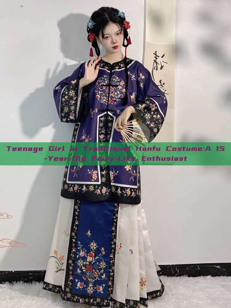 Teenage Girl in Traditional Hanfu Costume:A 15-Year-Old Fairy-Like Enthusiast Teenage Girl in Traditional Hanfu Costume:A 15-Year-Old Fairy-Like Enthusiast