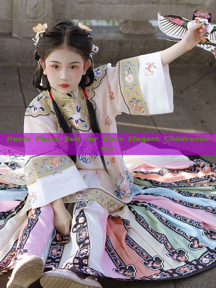 Hanfu Pants Suit for Girls Elegant Childrenswear Hanfu Pants Suit for Girls Elegant Childrenswear