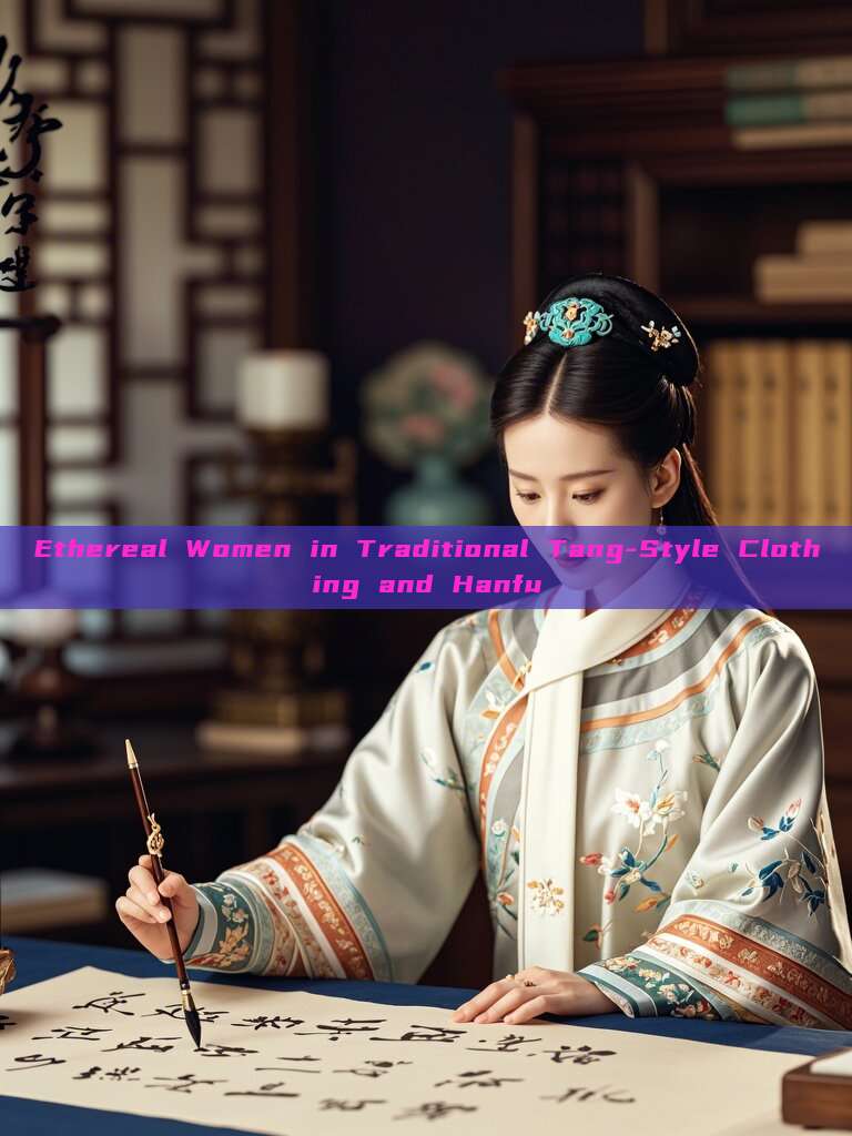 Ethereal Women in Traditional Tang-Style Clothing and Hanfu Ethereal Women in Traditional Tang-Style Clothing and Hanfu