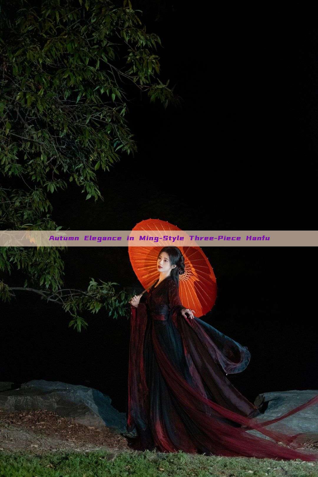 Autumn Elegance in Ming-Style Three-Piece Hanfu Autumn Elegance in Ming-Style Three-Piece Hanfu