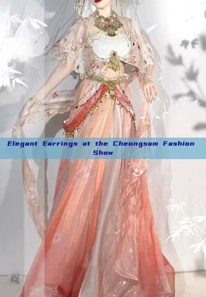 Elegant Earrings at the Cheongsam Fashion Show Elegant Earrings at the Cheongsam Fashion Show