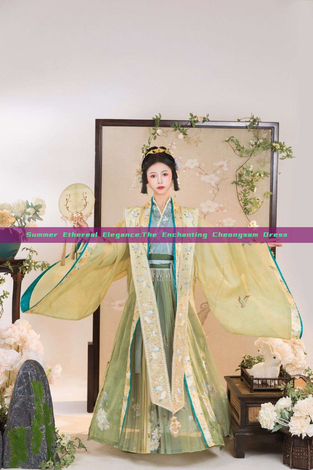 Summer Ethereal Elegance:The Enchanting Cheongsam Dress Summer Ethereal Elegance:The Enchanting Cheongsam Dress