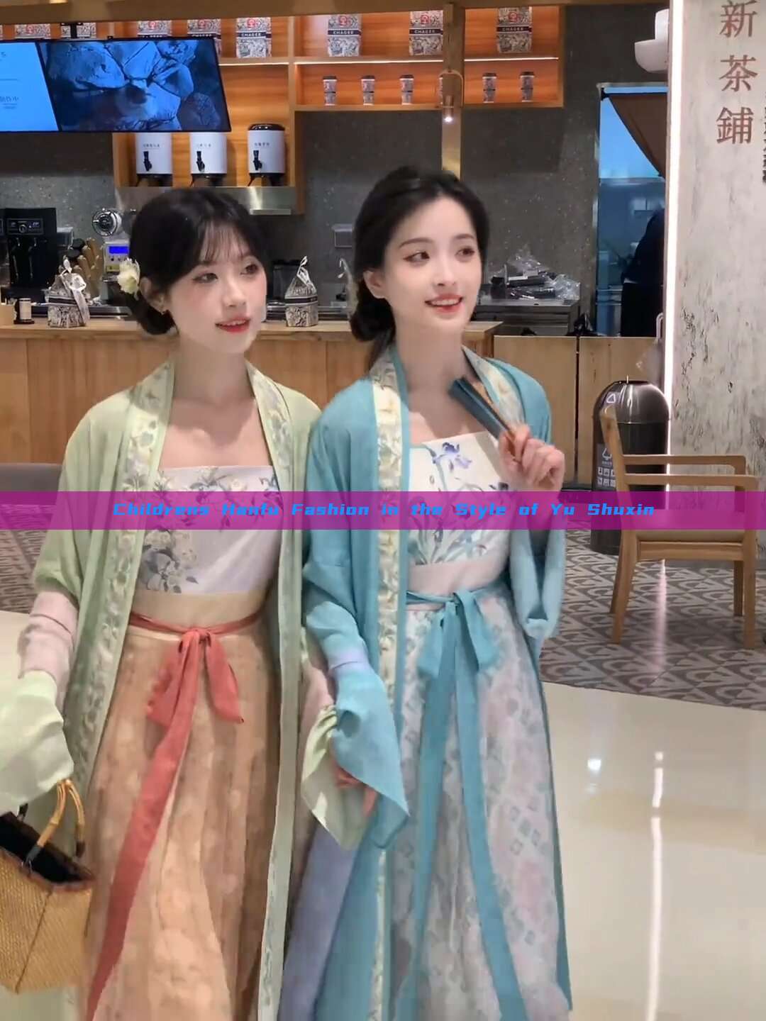 Childrens Hanfu Fashion in the Style of Yu Shuxin Childrens Hanfu Fashion in the Style of Yu Shuxin
