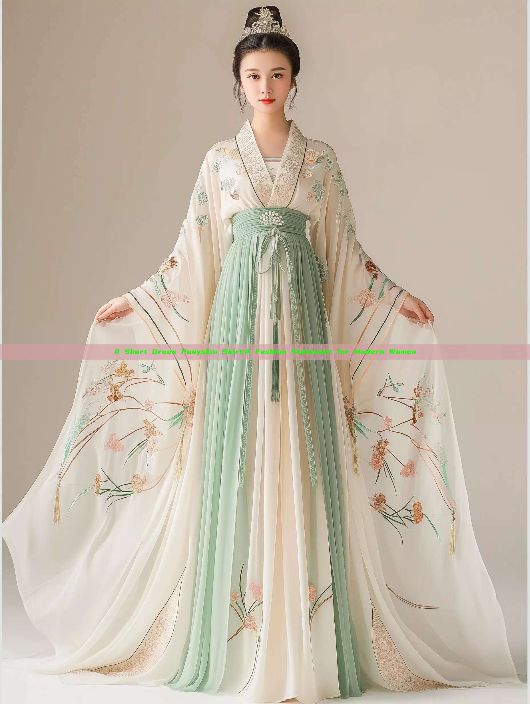 A Short Green Ponyskin Skirt:A Fashion Statement for Modern Women A Short Green Ponyskin Skirt:A Fashion Statement for Modern Women