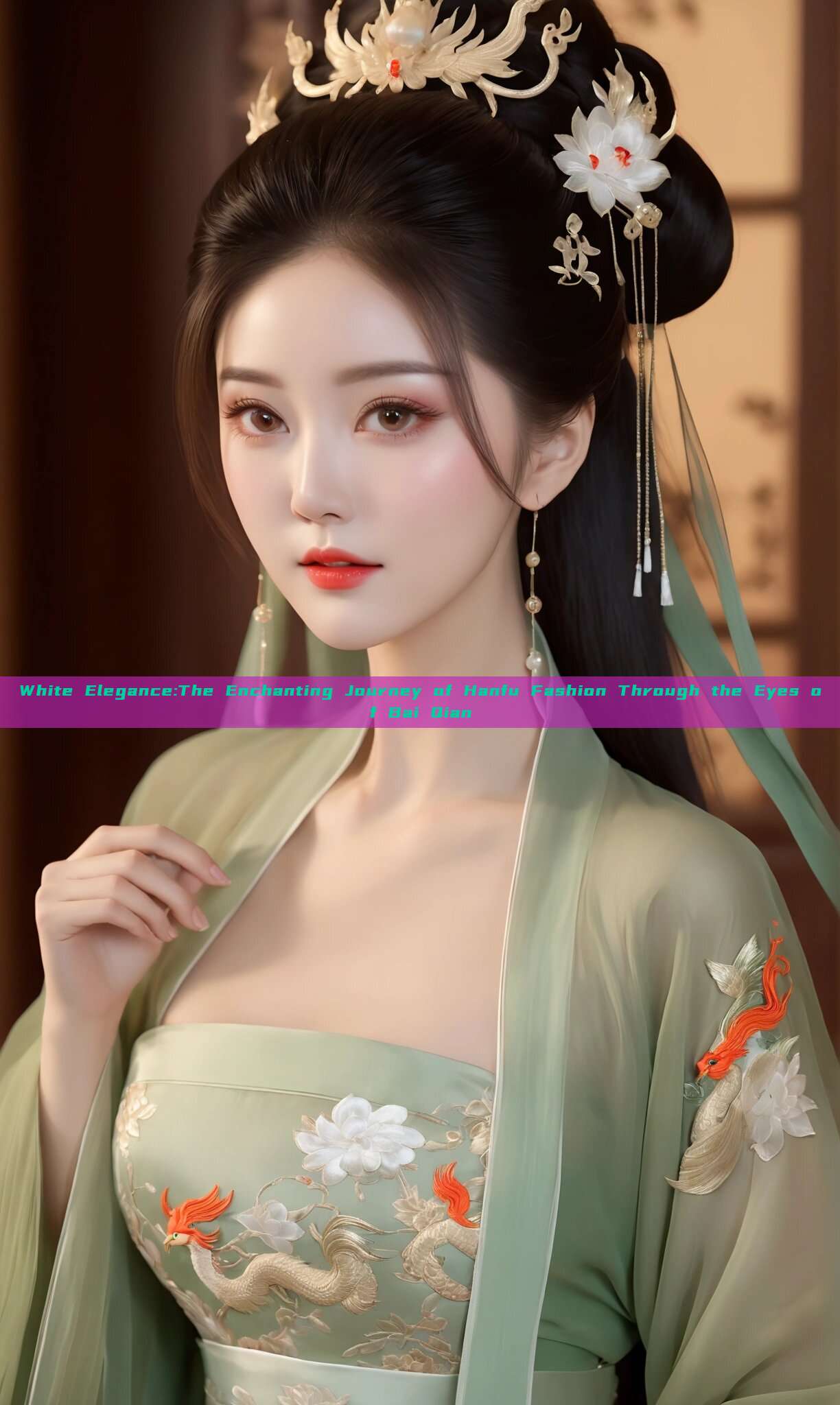 White Elegance:The Enchanting Journey of Hanfu Fashion Through the Eyes of Bai Qian White Elegance:The Enchanting Journey of Hanfu Fashion Through the Eyes of Bai Qian
