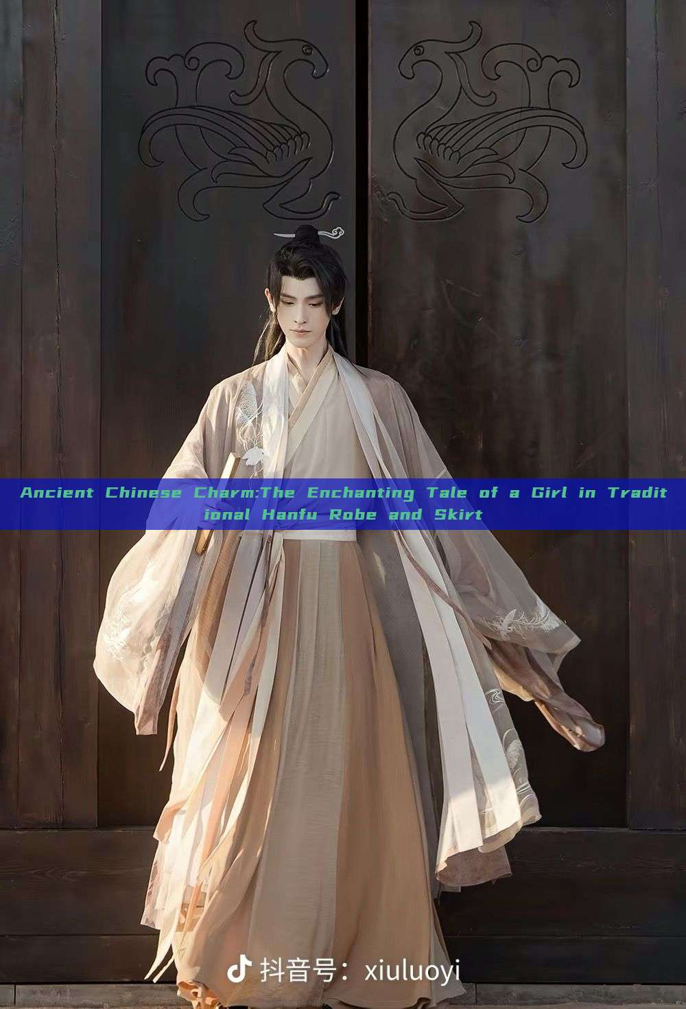 Ancient Chinese Charm:The Enchanting Tale of a Girl in Traditional Hanfu Robe and Skirt Ancient Chinese Charm:The Enchanting Tale of a Girl in Traditional Hanfu Robe and Skirt