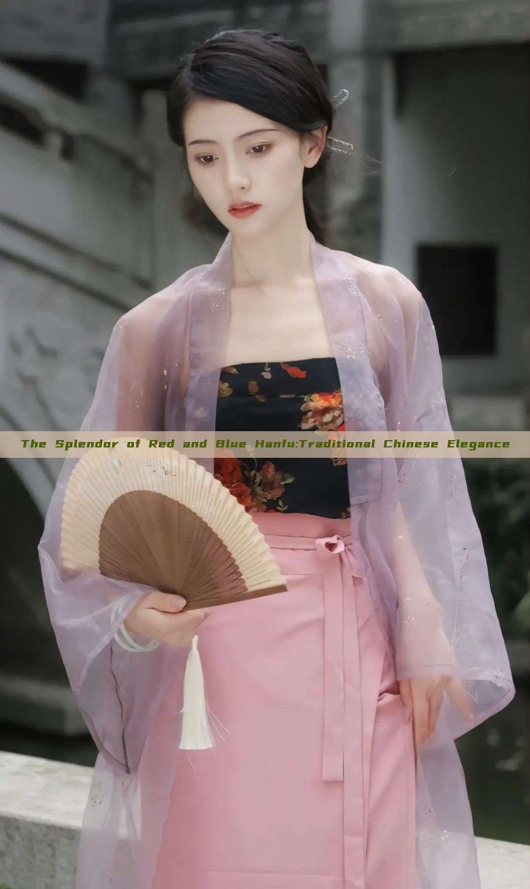 The Splendor of Red and Blue Hanfu:Traditional Chinese Elegance The Splendor of Red and Blue Hanfu:Traditional Chinese Elegance