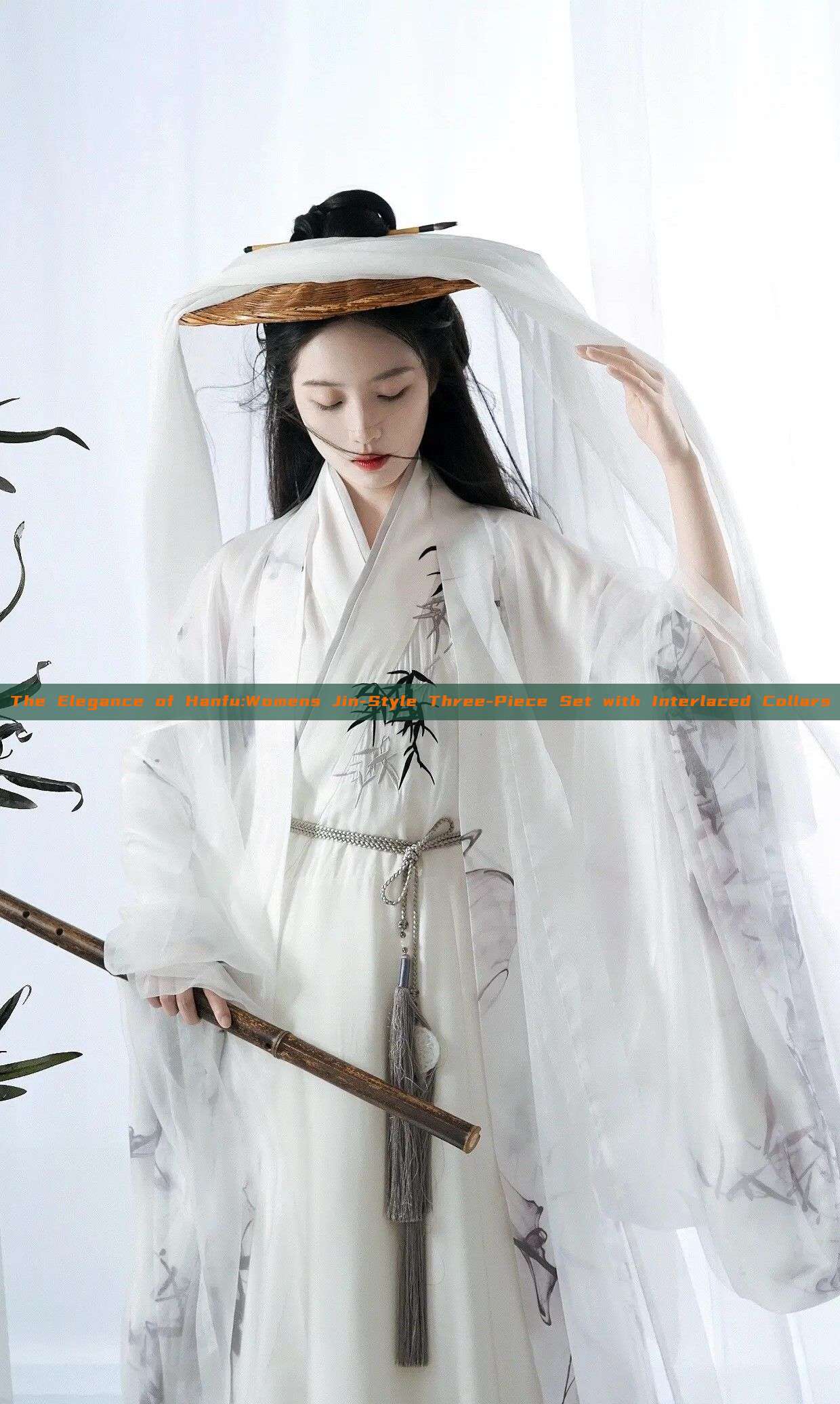 The Elegance of Hanfu:Womens Jin-Style Three-Piece Set with Interlaced Collars The Elegance of Hanfu:Womens Jin-Style Three-Piece Set with Interlaced Collars