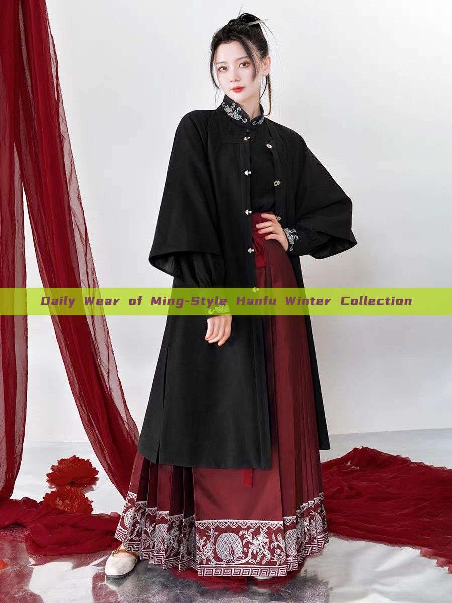 Daily Wear of Ming-Style Hanfu Winter Collection