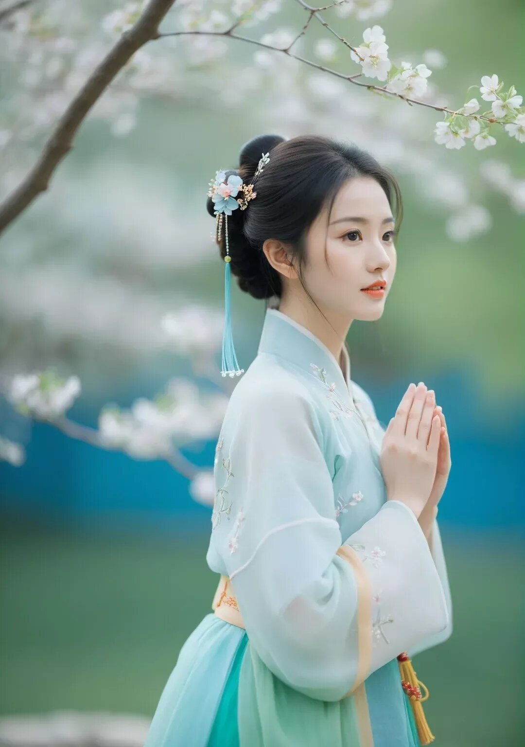 Latest Childrens Hanfu Costumes:Long-sleeved汉服女装潮流 Latest Childrens Hanfu Costumes:Long-sleeved汉服女装潮流