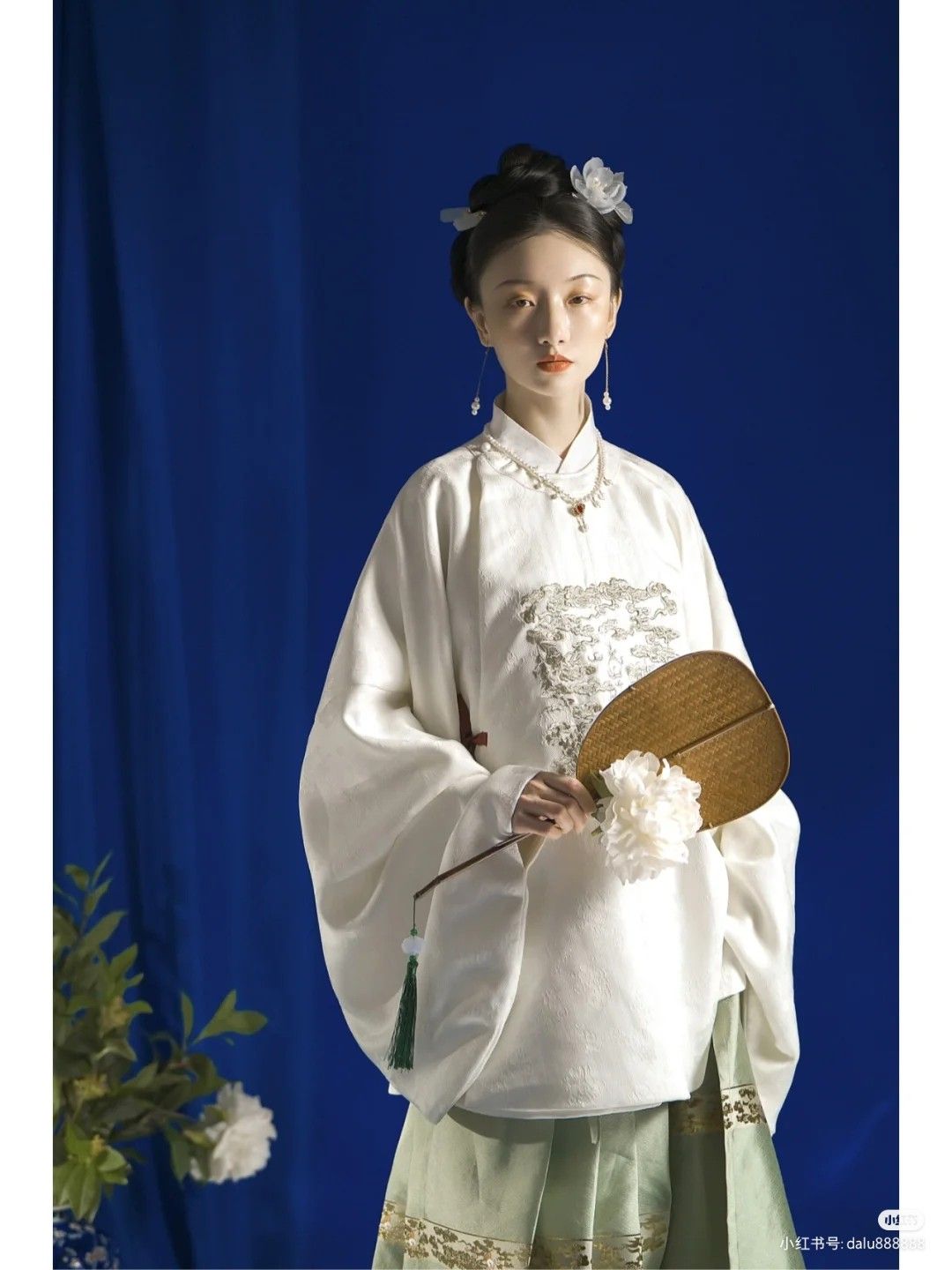 重工织金仿妆花马面裙