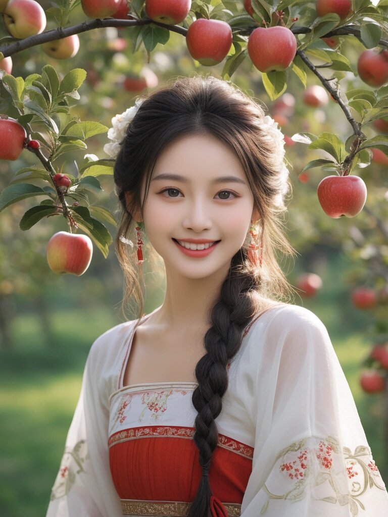 The Charm of a Girl Child in a Doucou Hanfu Traditional Dress The Charm of a Girl Child in a Doucou Hanfu Traditional Dress