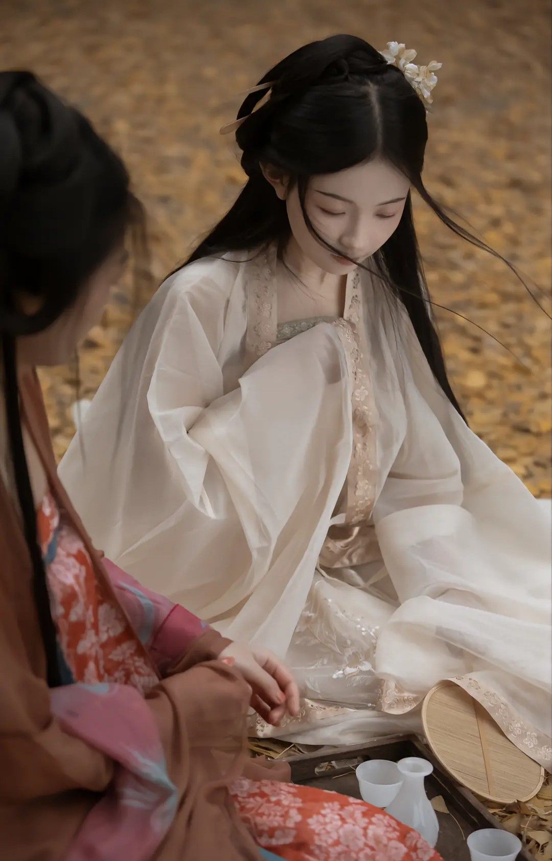 The Splendor of Hanfu:A Girl Child in a Broad-袖ed Hanfu Costume The Splendor of Hanfu:A Girl Child in a Broad-袖ed Hanfu Costume
