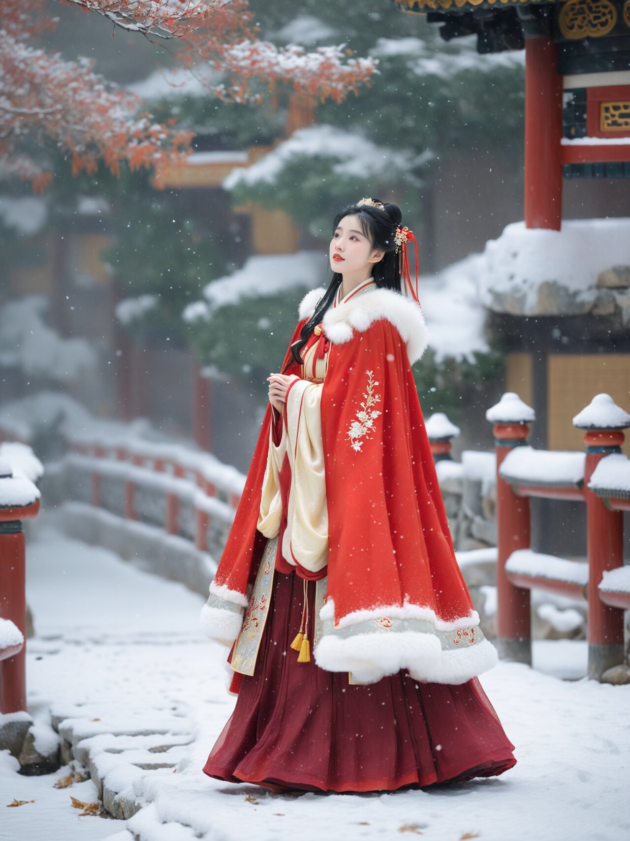 The Charm of Cheongsam with Underlined Ruffled Skirt The Charm of Cheongsam with Underlined Ruffled Skirt