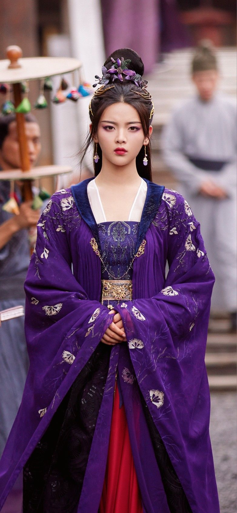 Winter Purple Tang Suit for Little Girls The Charm of Traditional Chinese Dressing Winter Purple Tang Suit for Little Girls The Charm of Traditional Chinese Dressing