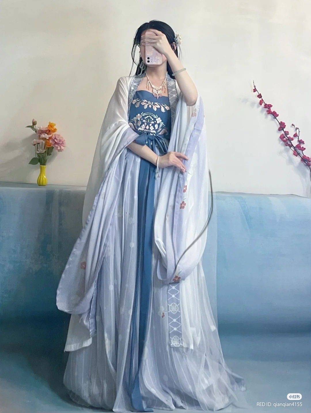 The Allure of Long-Length Cheongsam with Open Jacket The Allure of Long-Length Cheongsam with Open Jacket