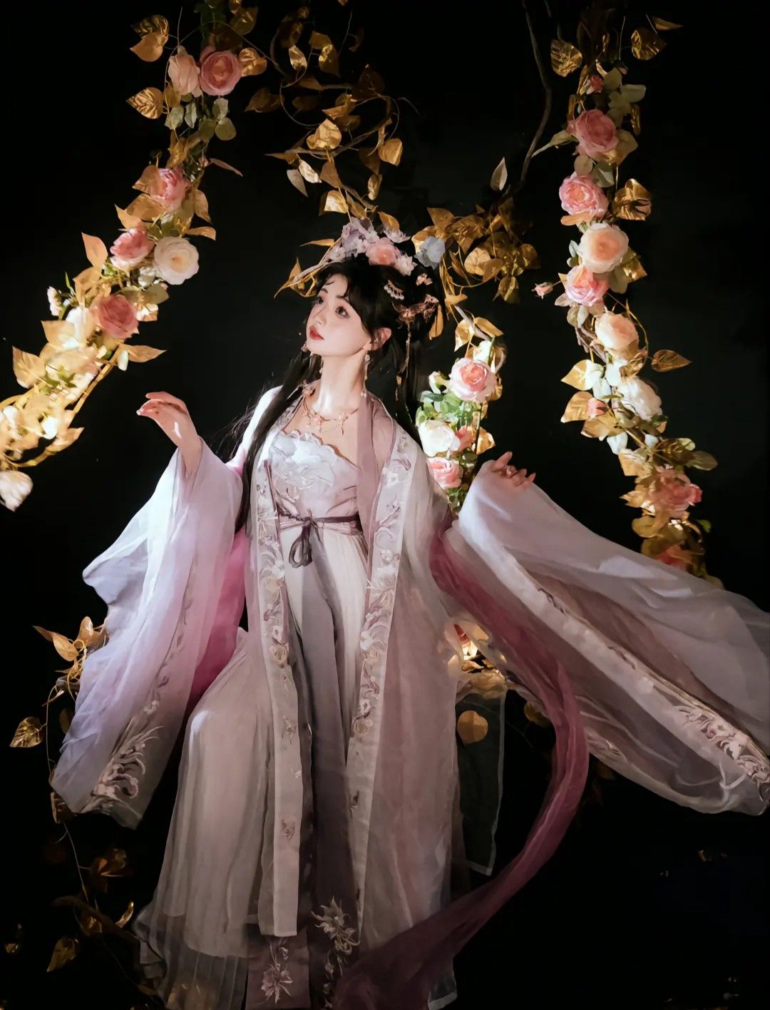 A Summer’s Tale of a Lady in a Pink Hanfu Blouse A Summer’s Tale of a Lady in a Pink Hanfu Blouse