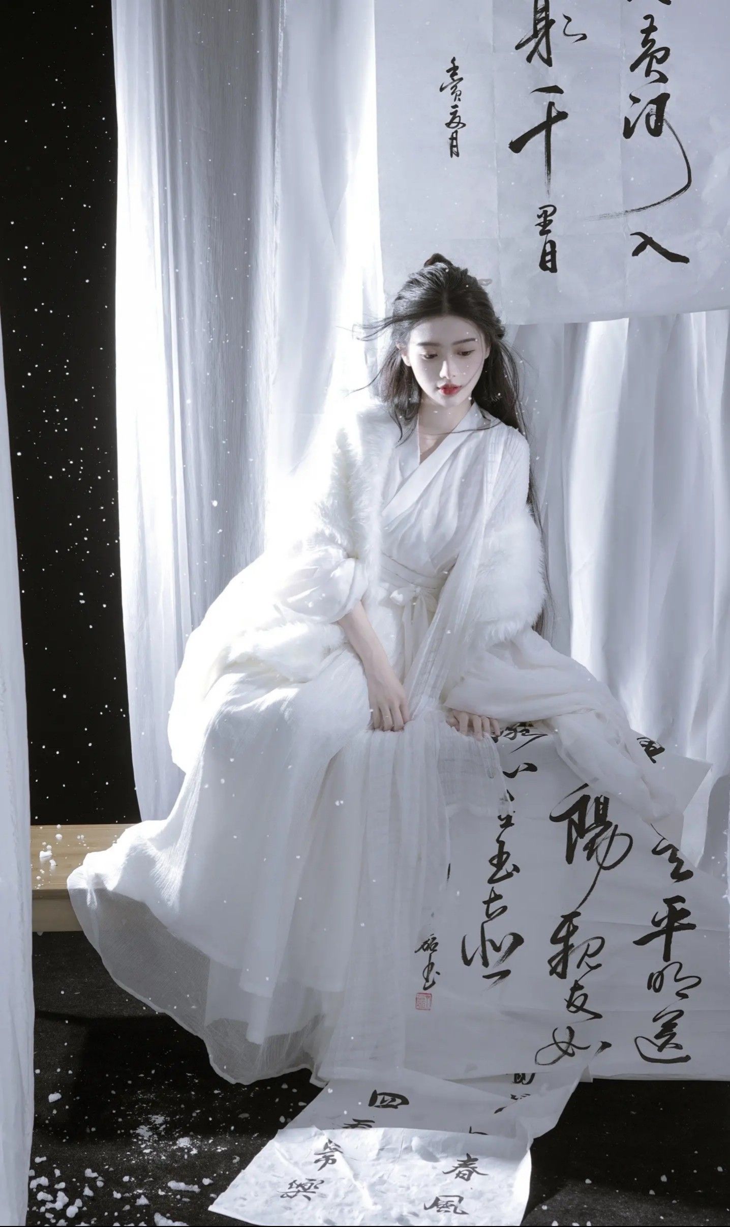 Childrens Traditional Chinese Hanfu Fashion:The Splendor of Ink Rain Cloud Style Childrens Traditional Chinese Hanfu Fashion:The Splendor of Ink Rain Cloud Style