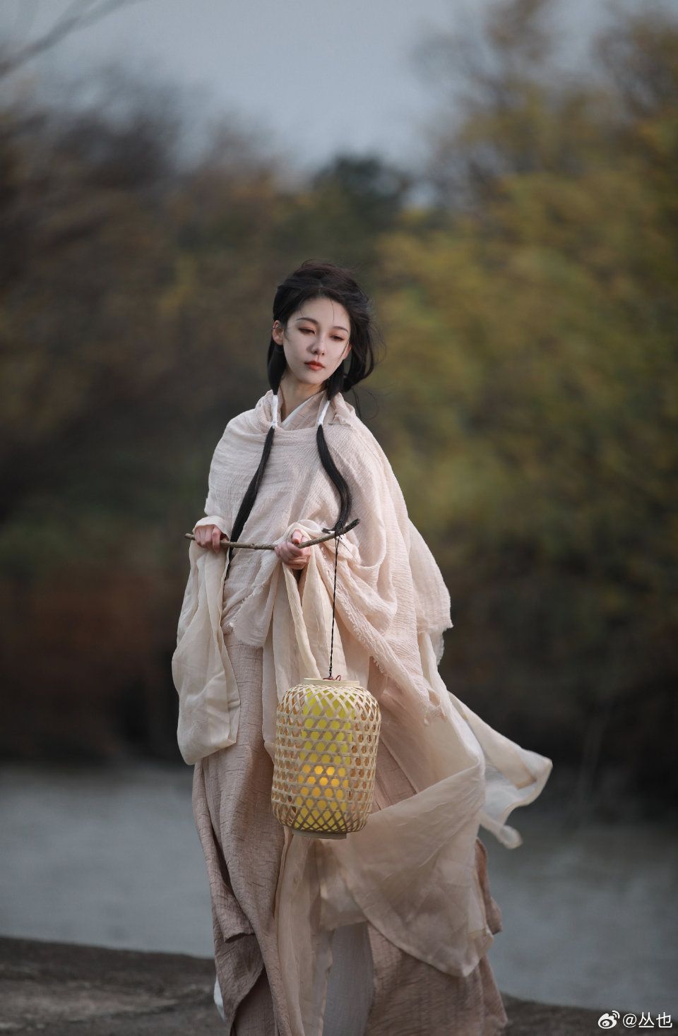 The Splendor of Tang-Style Hezi Skirt in Traditional Chinese Clothing:A Tale of the汉服女子 The Splendor of Tang-Style Hezi Skirt in Traditional Chinese Clothing:A Tale of the汉服女子
