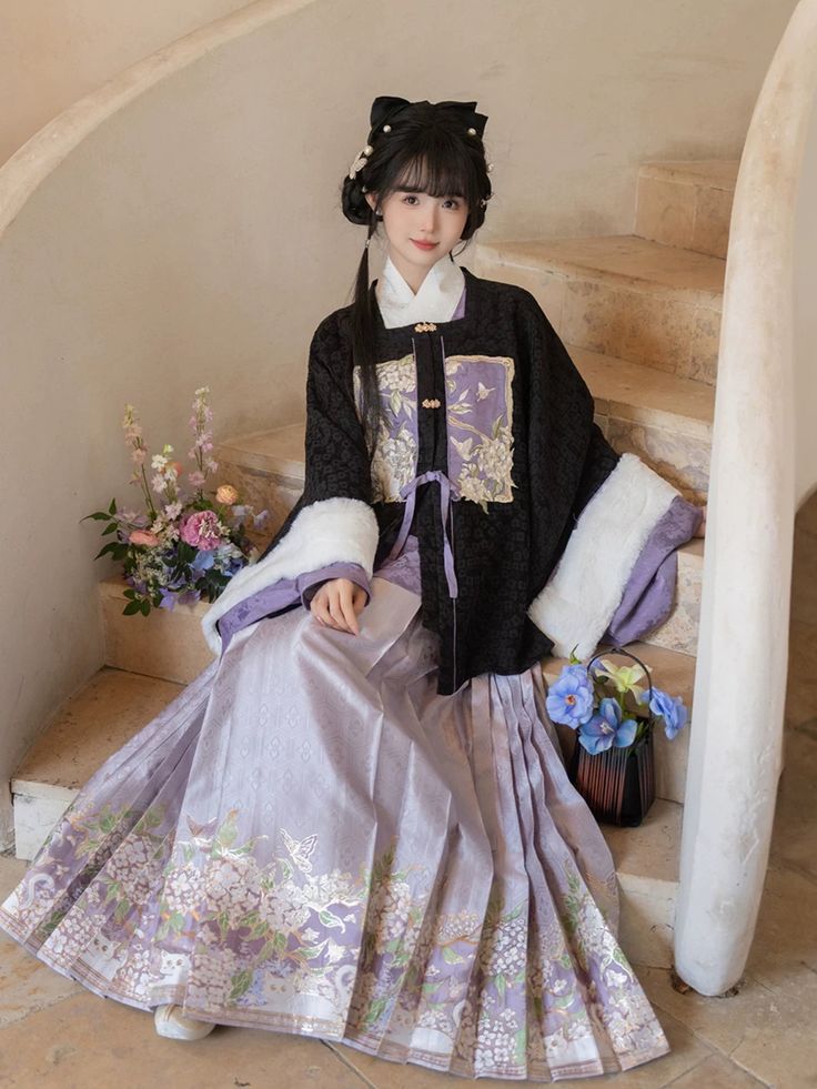 Winter Collection of Thickened Traditional Chinese Childrens Hanfu by LuoMon Winter Collection of Thickened Traditional Chinese Childrens Hanfu by LuoMon