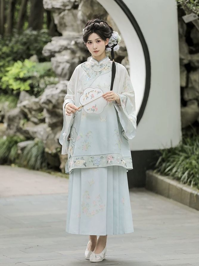 汉服假发头饰一体式 汉服假发头饰一体式
