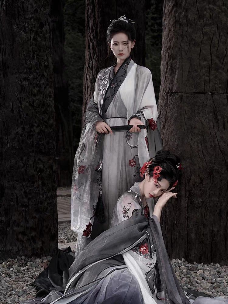 Ancient Greenish Blue Hanfu:A Journey into Traditional Chinese Elegance Ancient Greenish Blue Hanfu:A Journey into Traditional Chinese Elegance
