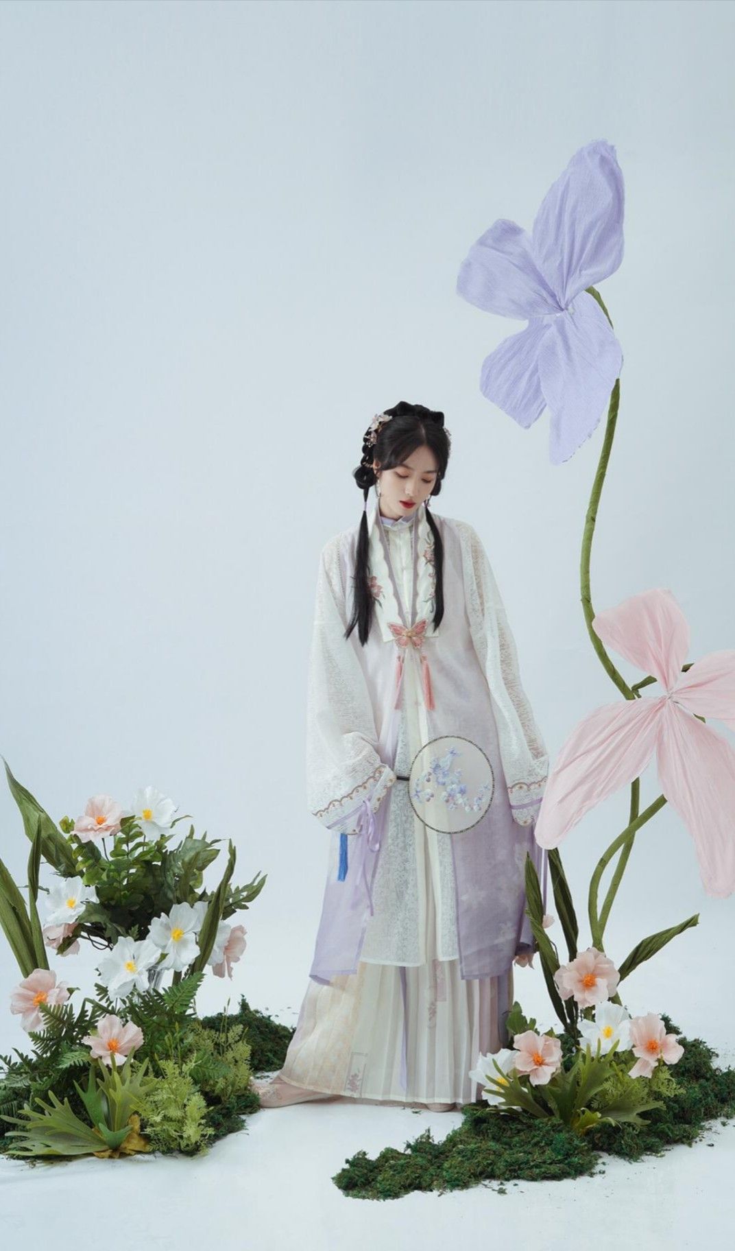 Pink Ming-Style Hanfu for Little Girls:Embracing Traditional Elegance