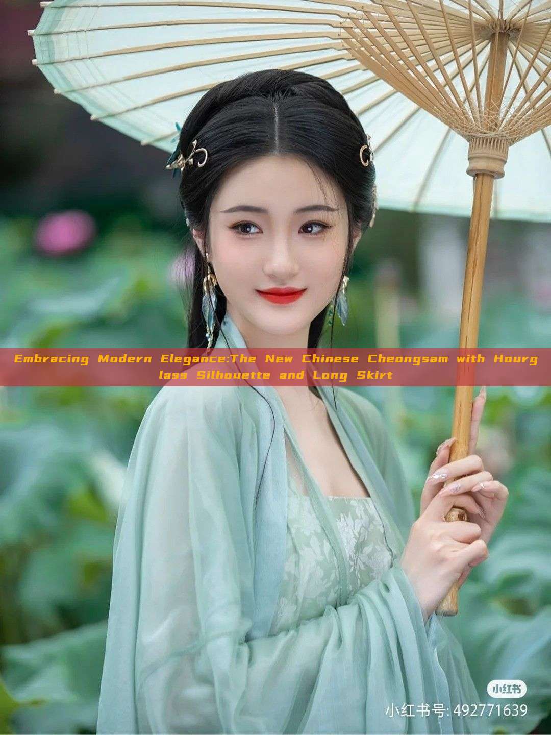 Embracing Modern Elegance:The New Chinese Cheongsam with Hourglass Silhouette and Long Skirt Embracing Modern Elegance:The New Chinese Cheongsam with Hourglass Silhouette and Long Skirt