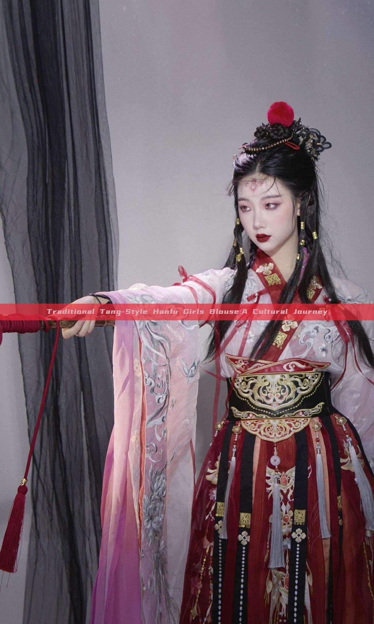 Traditional Tang-Style Hanfu Girls Blouse:A Cultural Journey