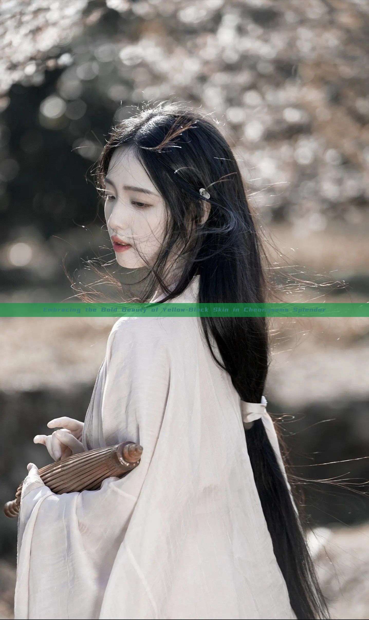 Embracing the Bold Beauty of Yellow-Black Skin in Cheongsams Splendor