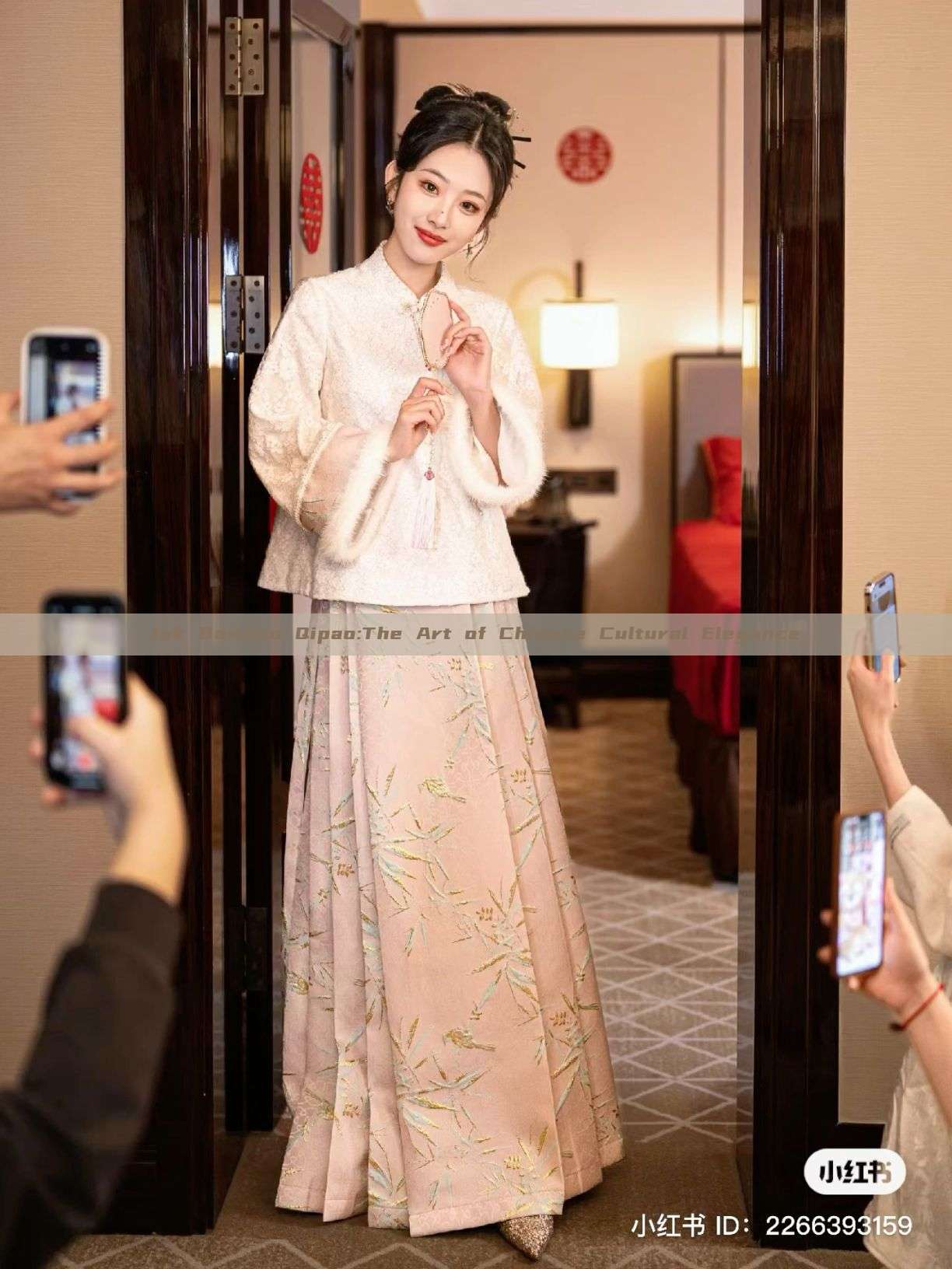 Ink Bamboo Qipao:The Art of Chinese Cultural Elegance