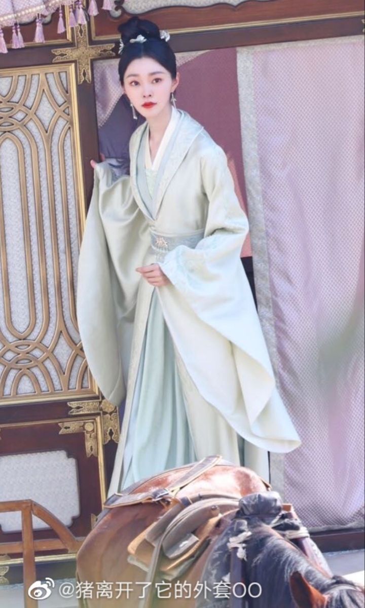 A Little Girl in Ancient Hanfu:The Enchantment of Pink