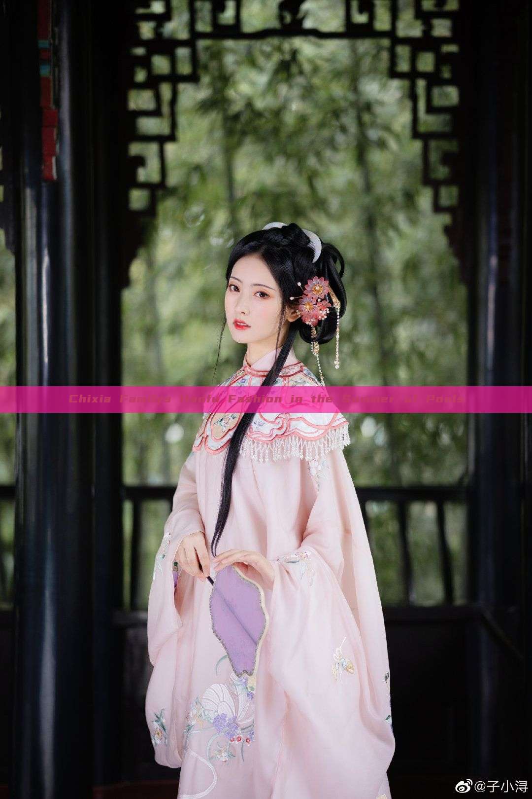 Chixia Familys Hanfu Fashion in the Summer of Pools Chixia Familys Hanfu Fashion in the Summer of Pools
